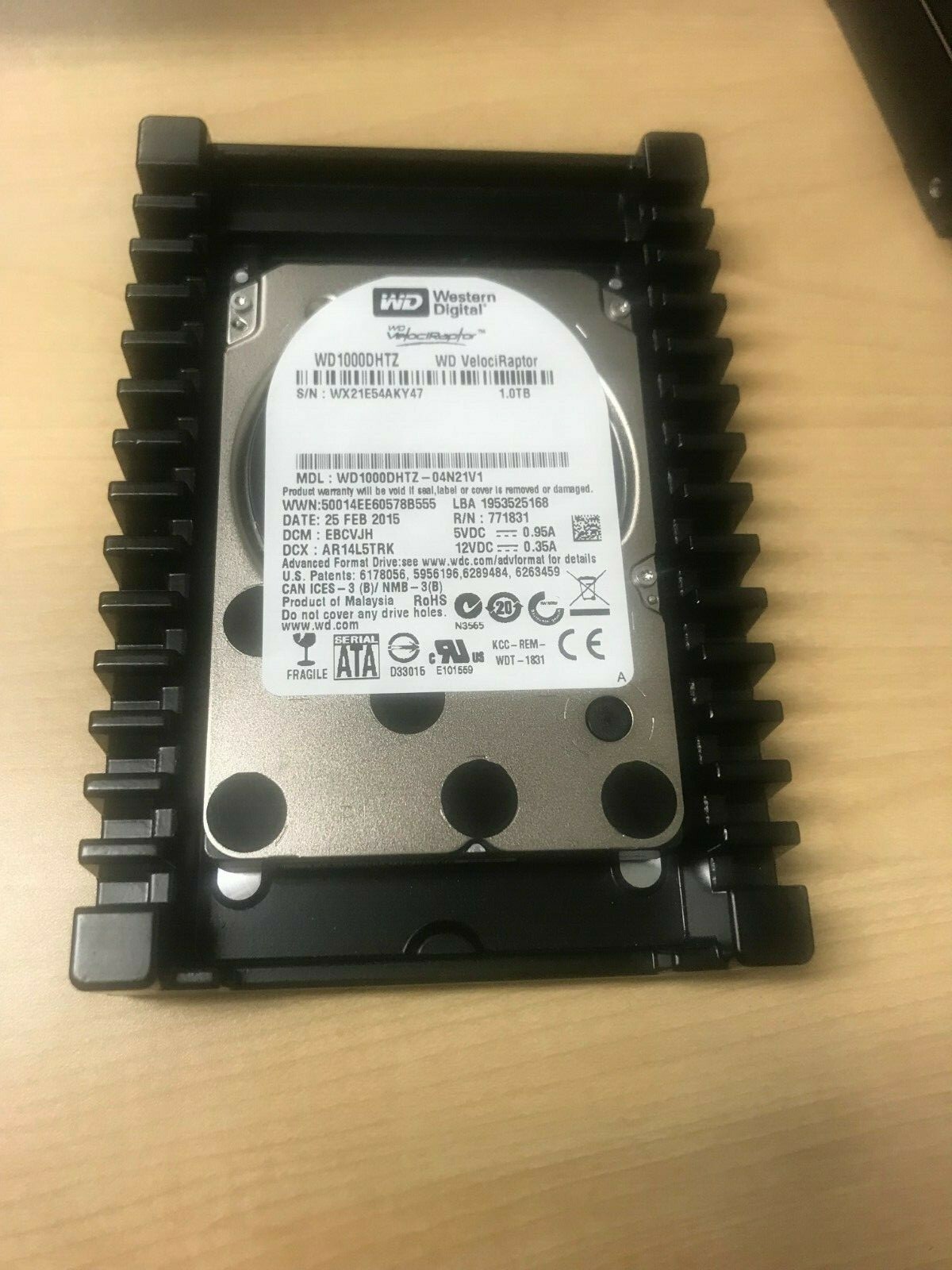WD1000DHTZ WD enterprise  Western Digital 1TB SATA 2.5 Hard Drive Raptor 