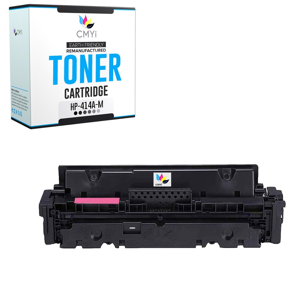 1PK CMYi Replacement 414A Magenta Toner for HP Color LaserJet Enterprise M455dn
