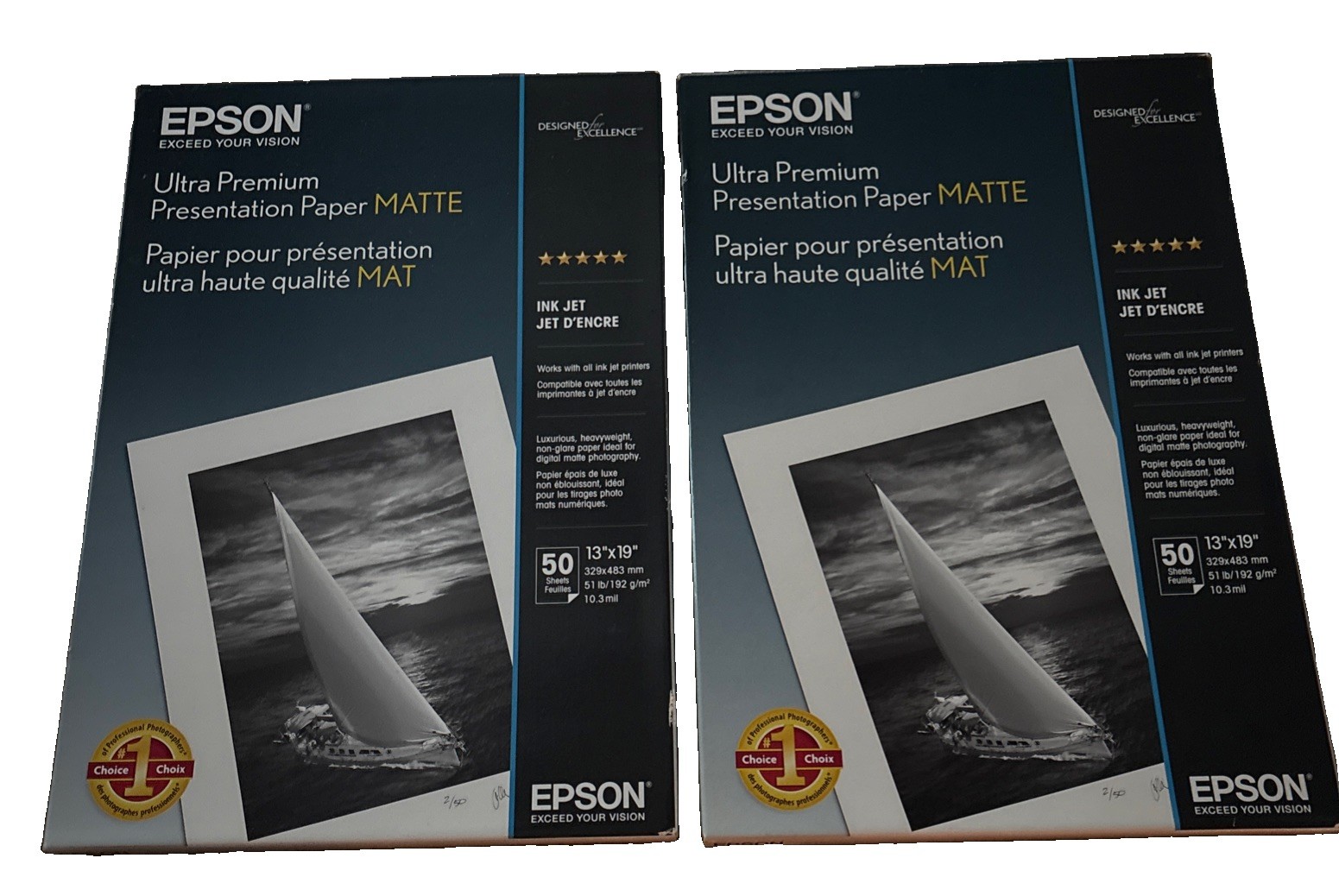 Epsom Presentation Paper Matte 13x19 Ink Jet S0410339 NEW