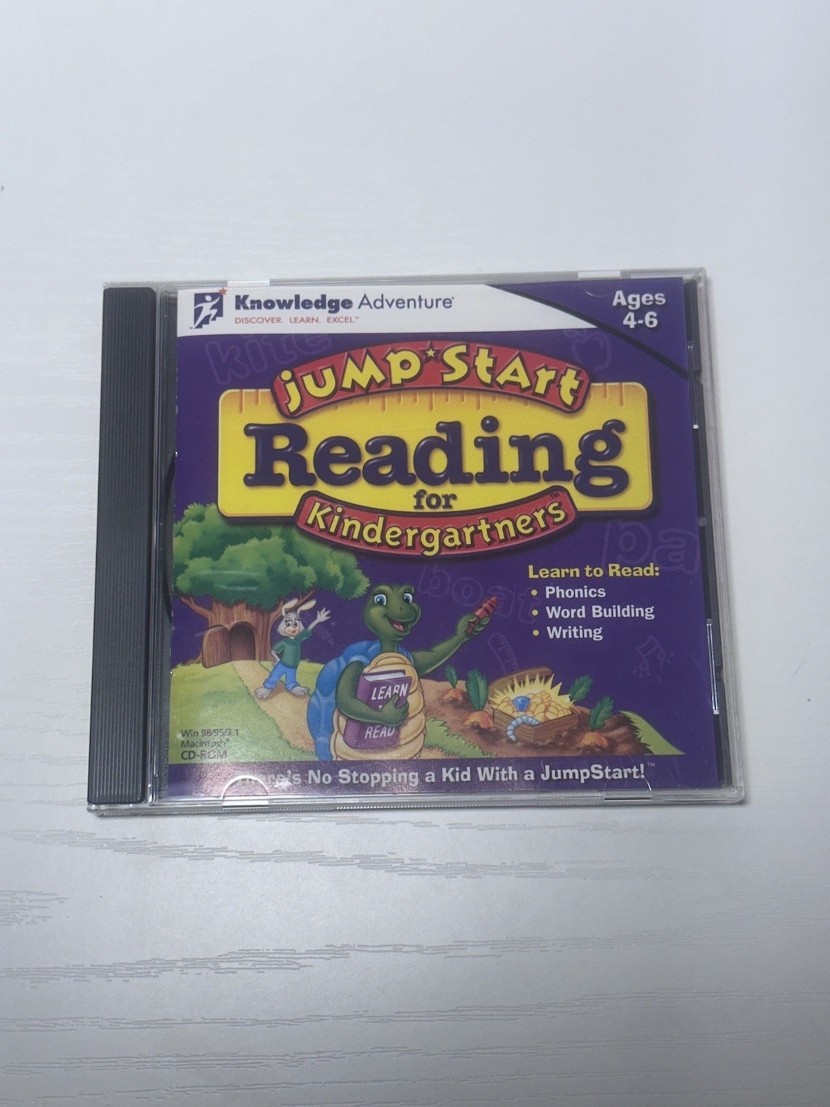 JumpStart Reading for Kindergartners (PC & MAC, 1996) Ages 4-6