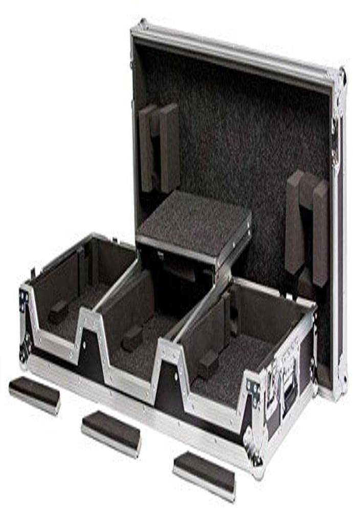 Flight Case For 12"Laptop Mix 2 CD Case Includes Carpet-lined, Non-slip Laptop