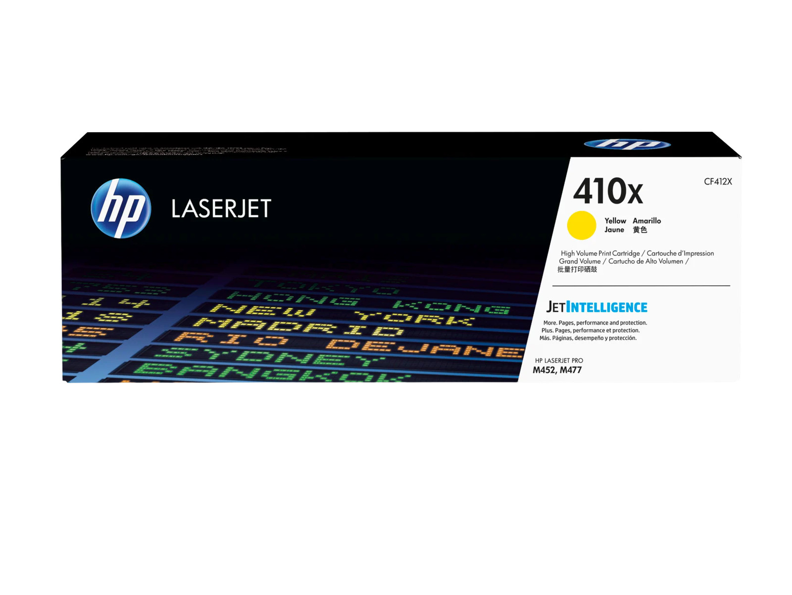 HP 410X High Yield Yellow Original LaserJet Toner Cartridge (CF412X) New Open B