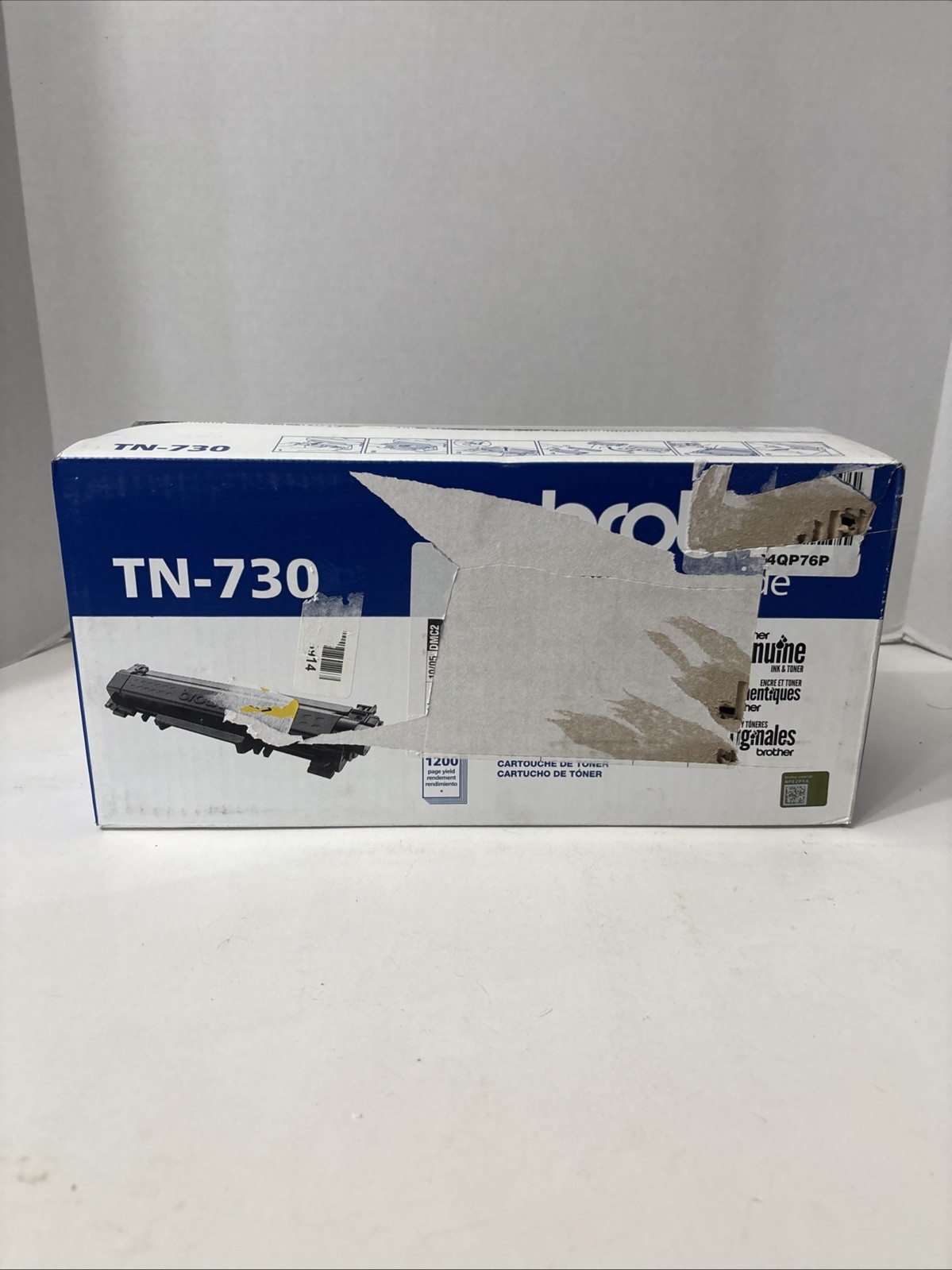 Genuine Brother TN730 Black Toner Cartridge OEM TN-730-Sealed Box Wear