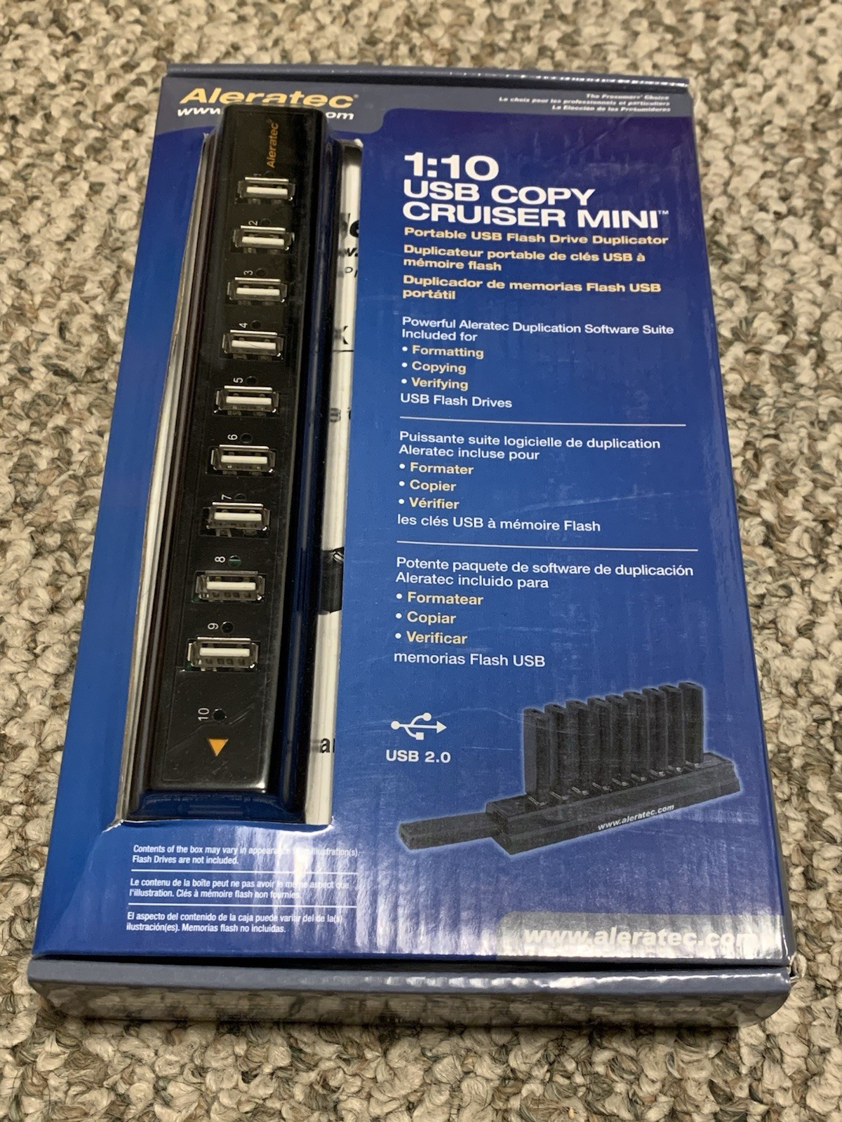 Aleratec 1:10 USB 2.0 Copy Cruiser Mini No. 330109 Flash Drive Duplicator