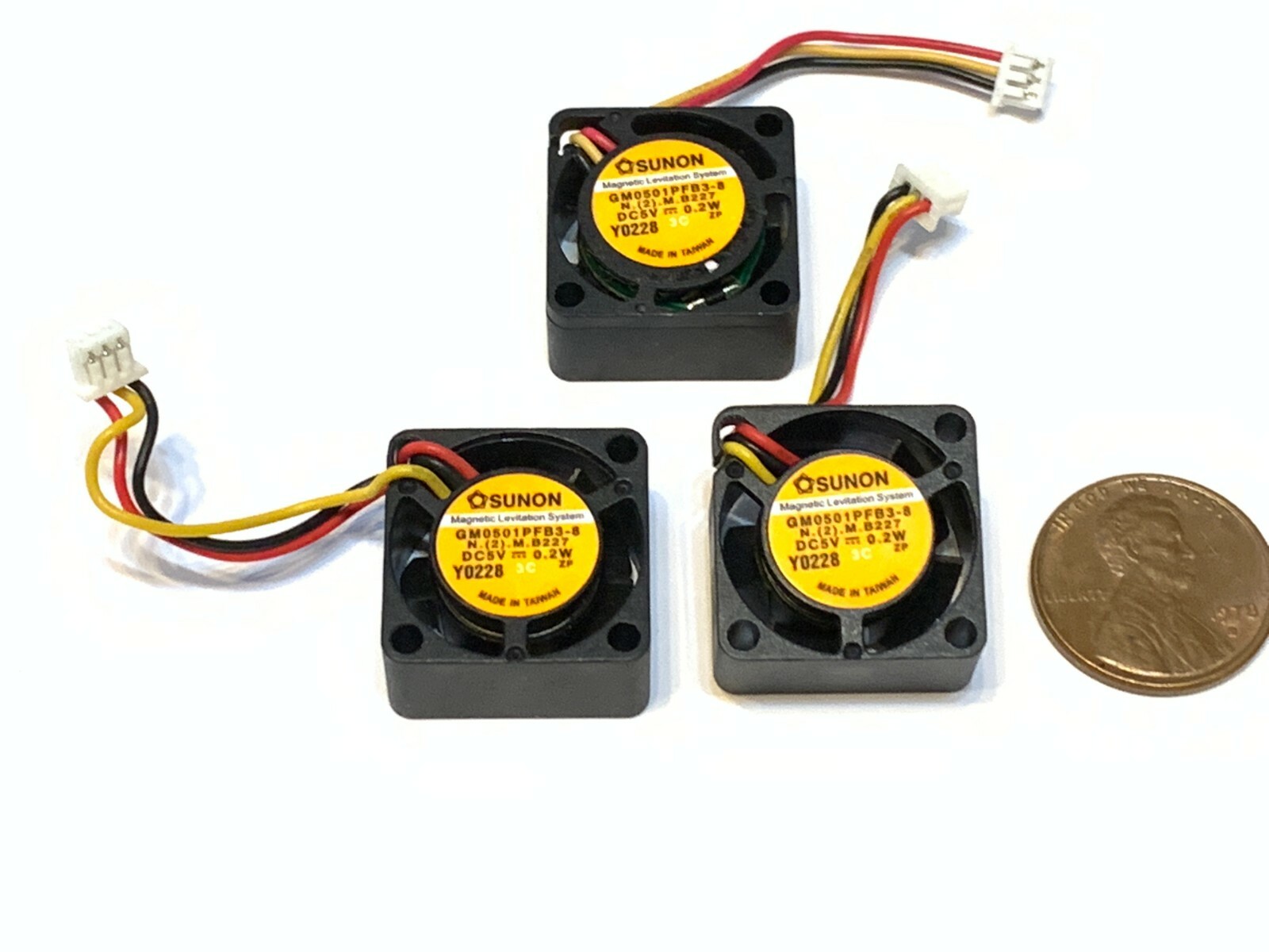 3 Pieces 5V fan sunon 2010 20mm 2cm mini small cpu usb GM0501PFB3-8 blower  c12