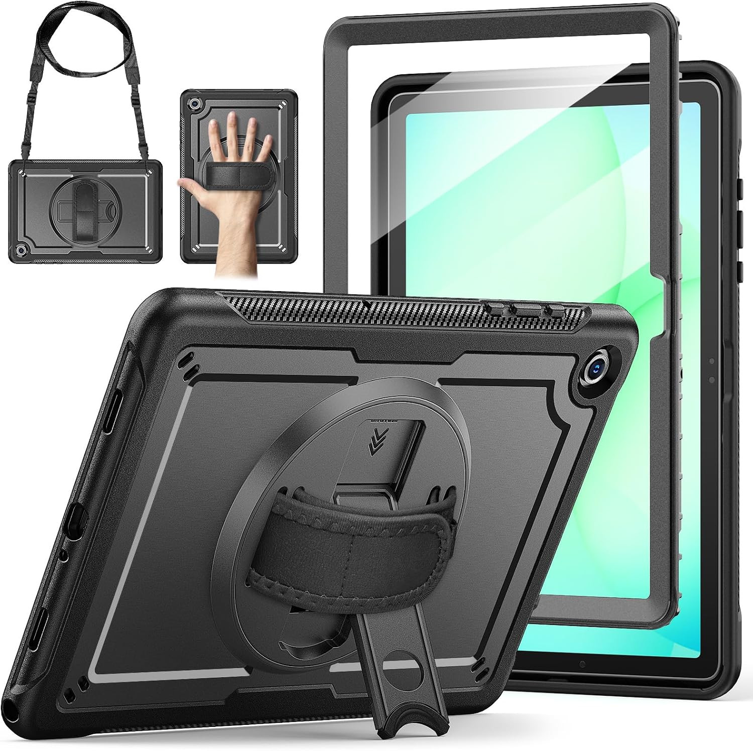 Case for Samsung Galaxy Tab A11+ Plus/Tab A9+ plus 5G 11 Inch | 7 in 1 Protectio