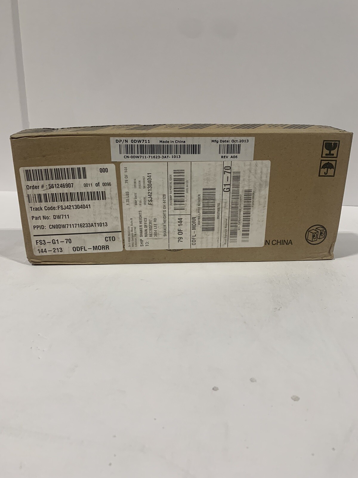 DELL 0DW711 MONITOR POWER SPEAKER SOUND BAR BRAND NEW