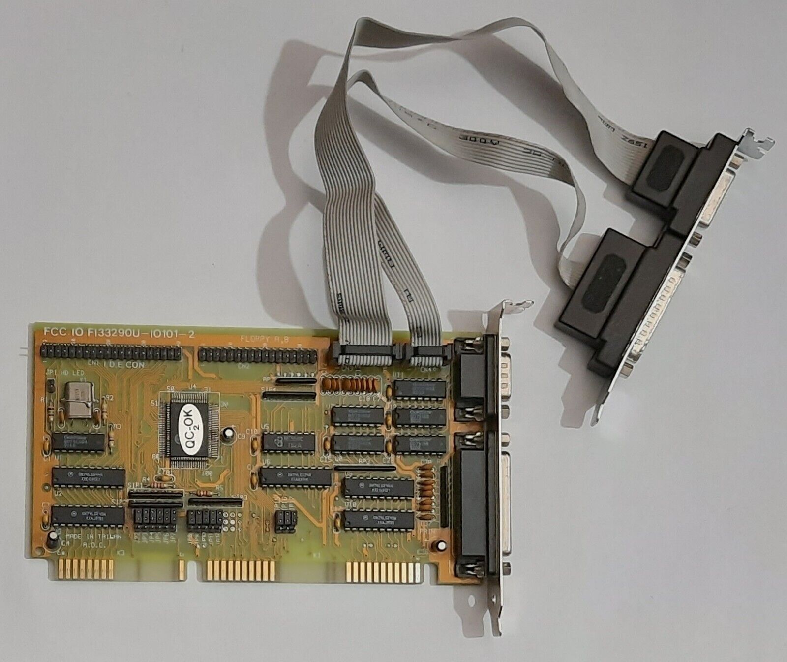 Biostar 3290U-IO101-2 Multi-I/O IDE Floppy ISA Controller (Retro, 1992)