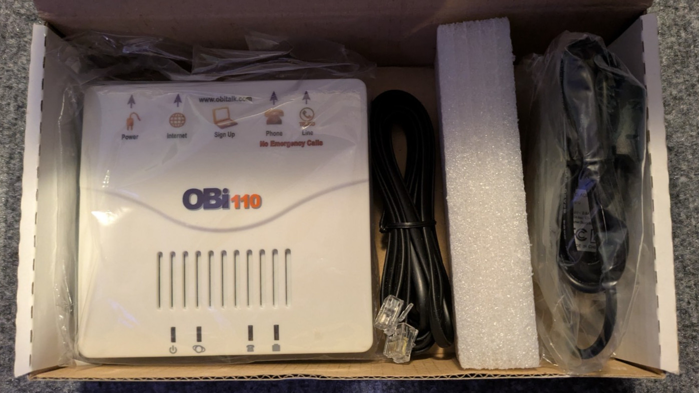 Obihai OBi110 Voice Service Bridge & Telephone Adapter VoIP SIP FXS FXO Gateway