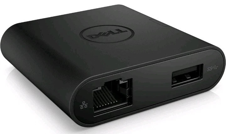 Dell DA200 Adapter USB-C to HDMI/VGA/Ethernet/USB 3.0