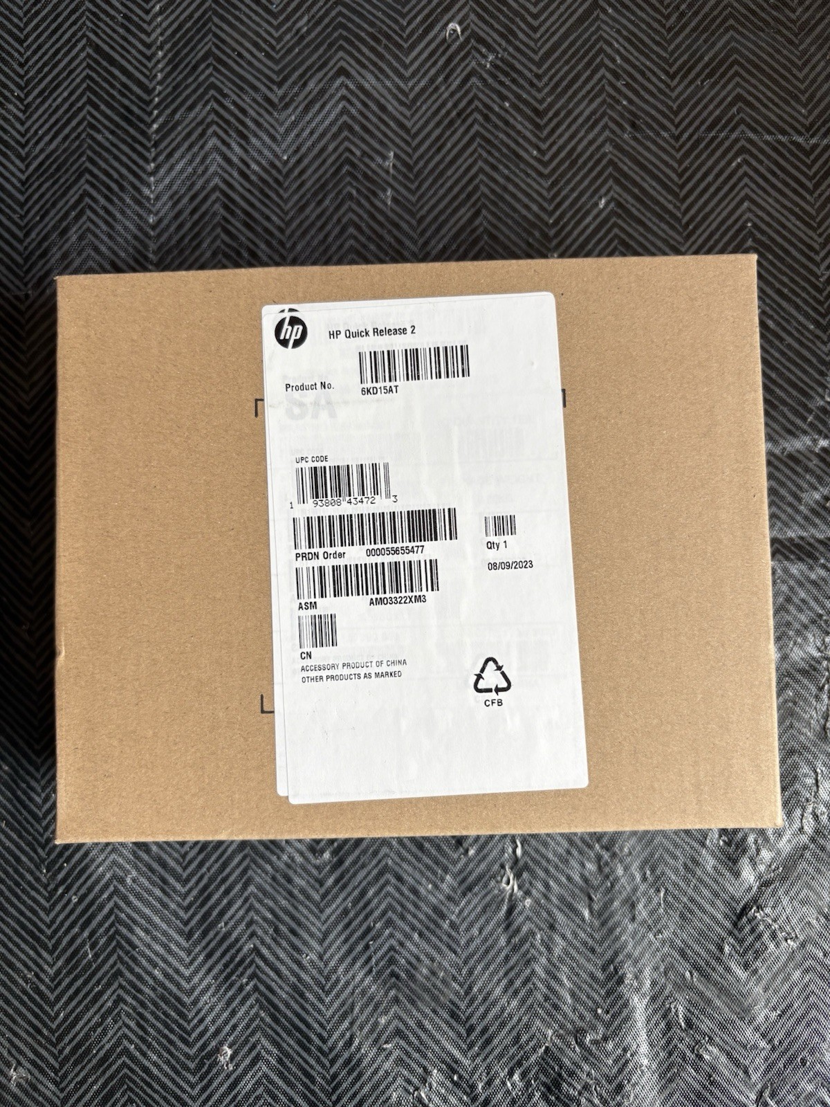 New Open Box- HP Quick Release 2/Spacer Option Kit 2