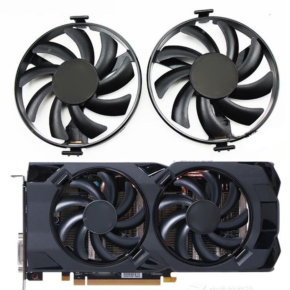 93mm Graphics Cooling fan FDC10U12S9-C For XFX Radeon RX470/RX 480 580 EDITION
