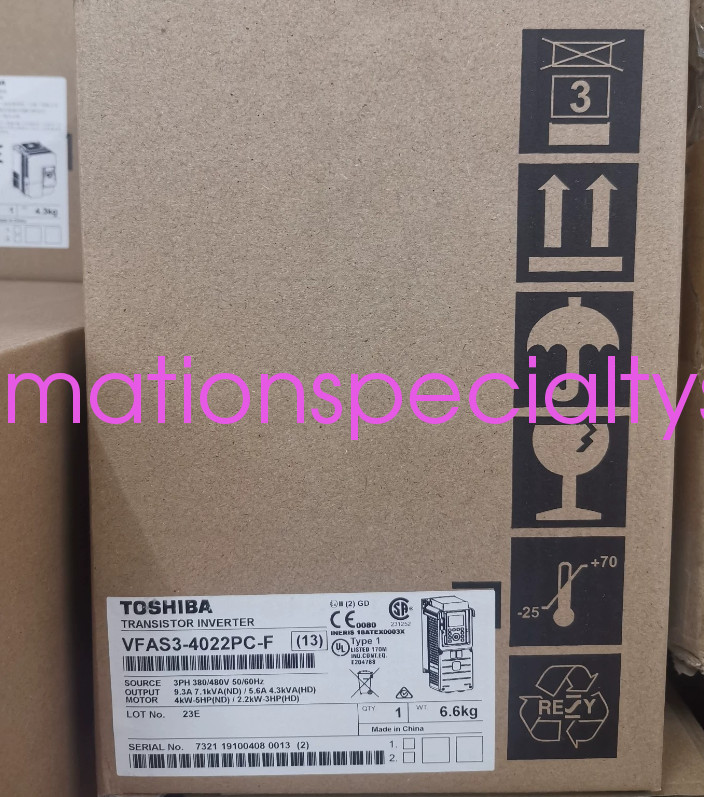 1PCS NEW TOSHIBA VFAS3-4022PC-F Frequency converter shipping Via DHL/Fedex