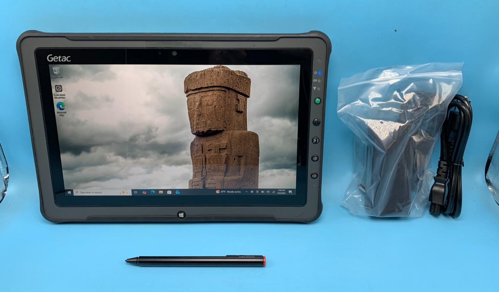 GETAC F110 G3 Rugged Tablet 11.6" Core i5-6200U 2.30GHZ 8GB RAM 256GB SSD Win 10