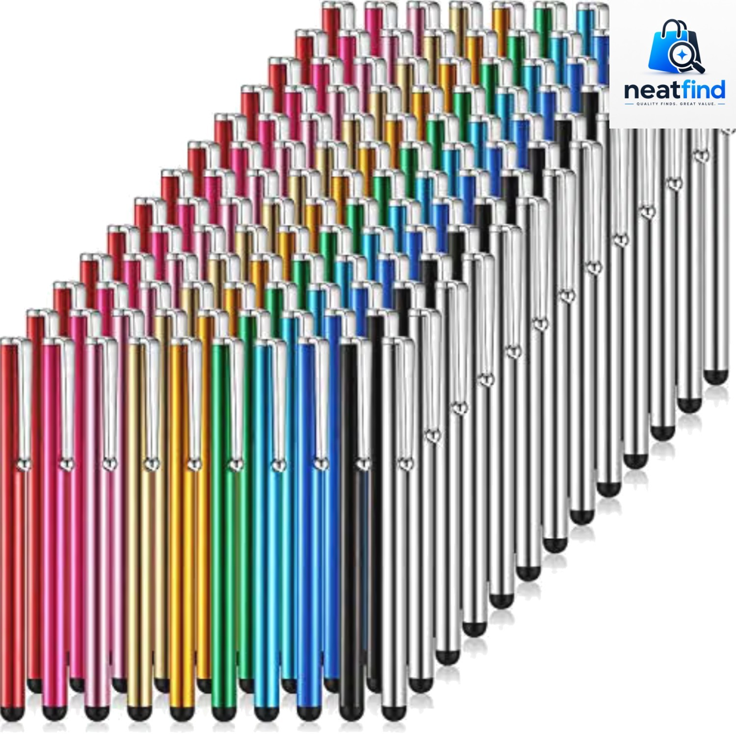 130 Pcs Stylus Pens Bulk Compatible for Most Device Touchscreens