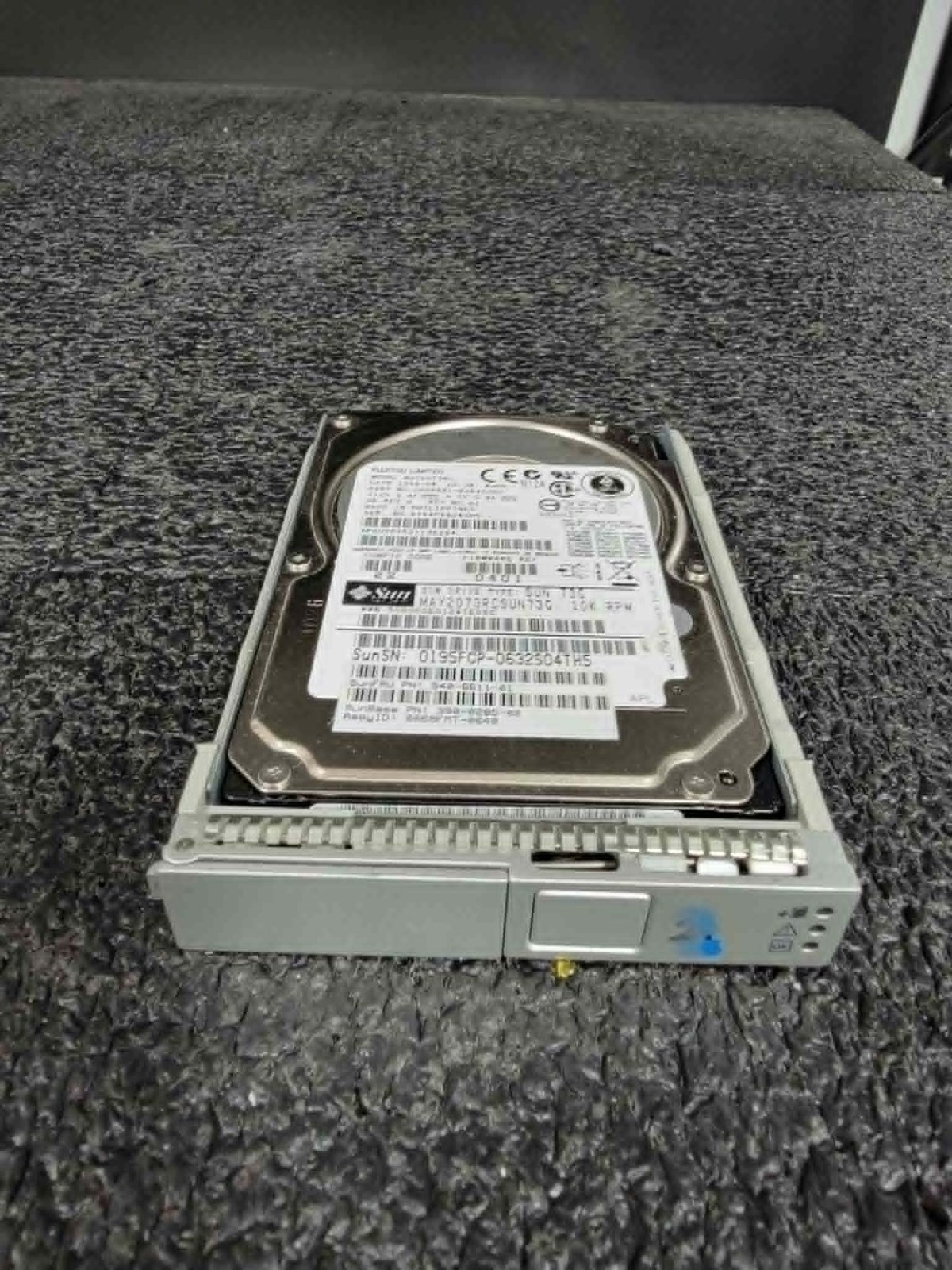 SUN 540-6611-01 390-0285-02 MAV2073RCSUN73G 73GB 10K RPM 8MB 3 Gb/s SAS 2.5" HDD