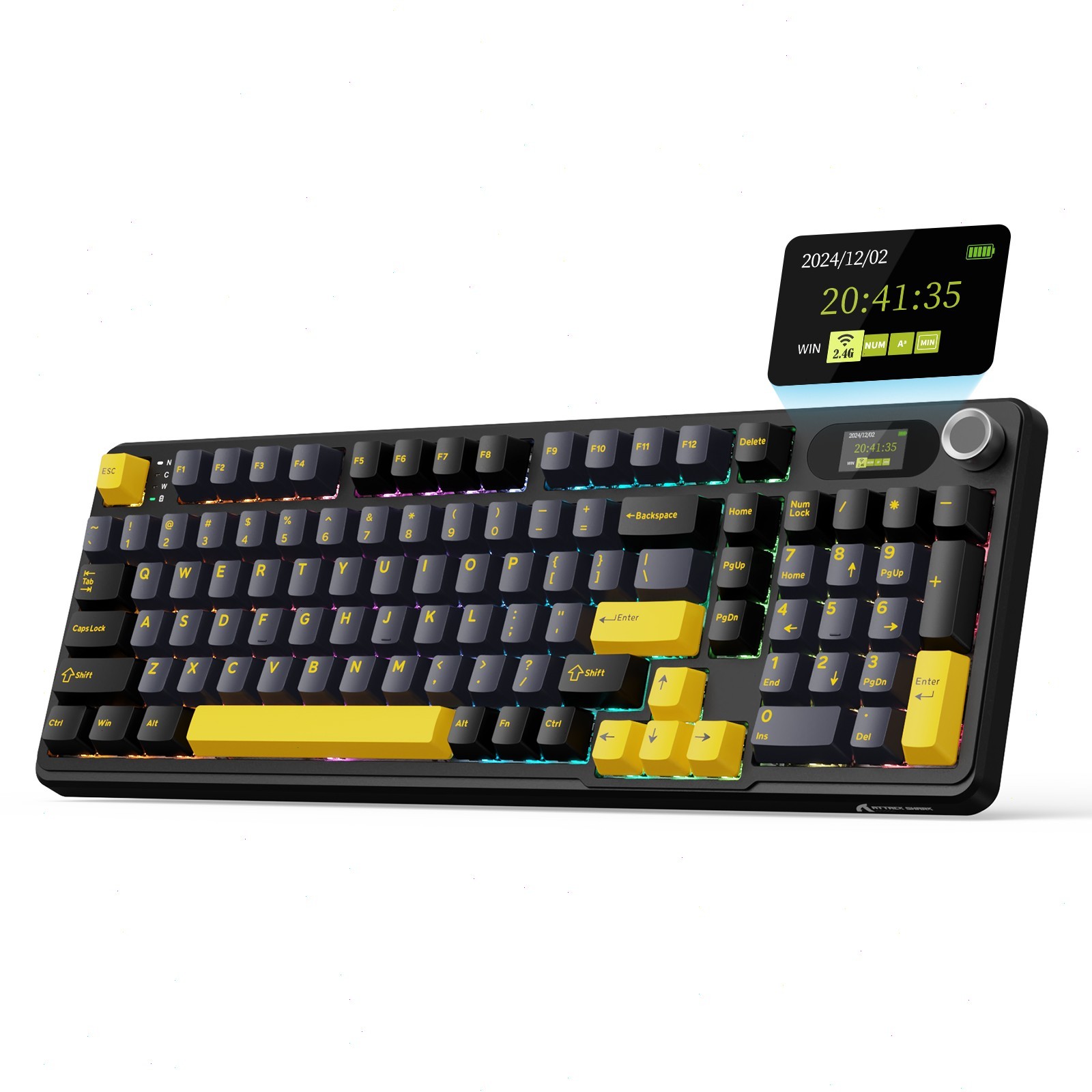 ATTACK SHARK X98 PRO Wireless Tri-Mode Mechanical  Keyboard Hot Swap With RGB