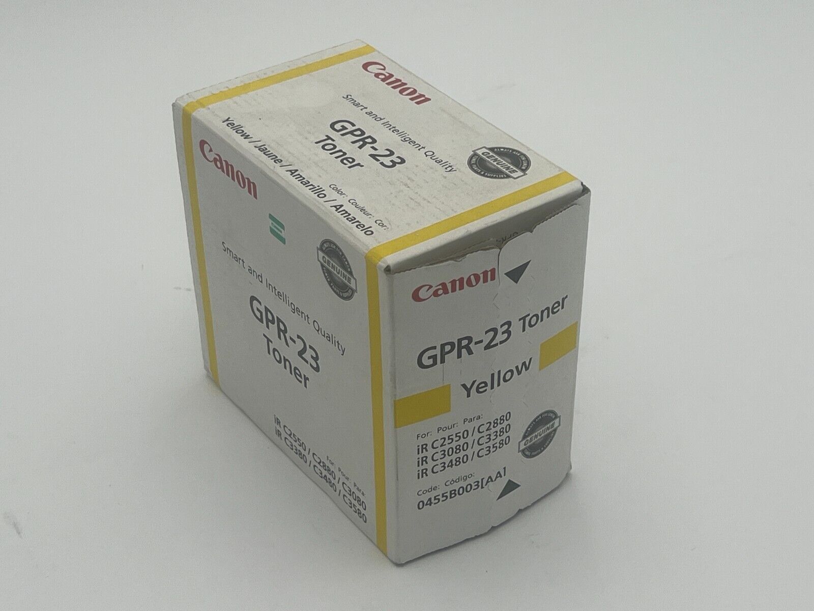 Genuine Canon 0455B003[AA] / GPR-23 Yellow Toner Cartridge for iR-C2550 / 2880