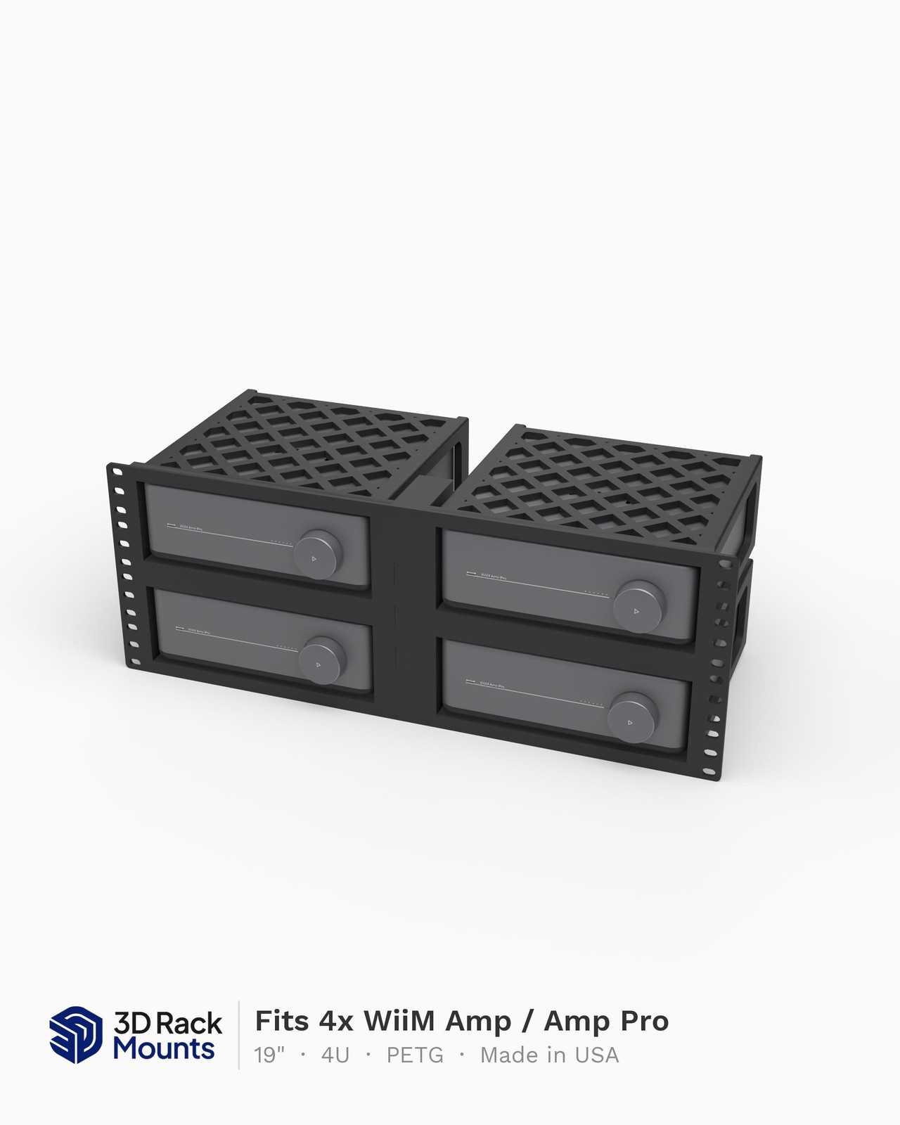 4x Wiim Amp/Amp Pro Rack Mount - 4U