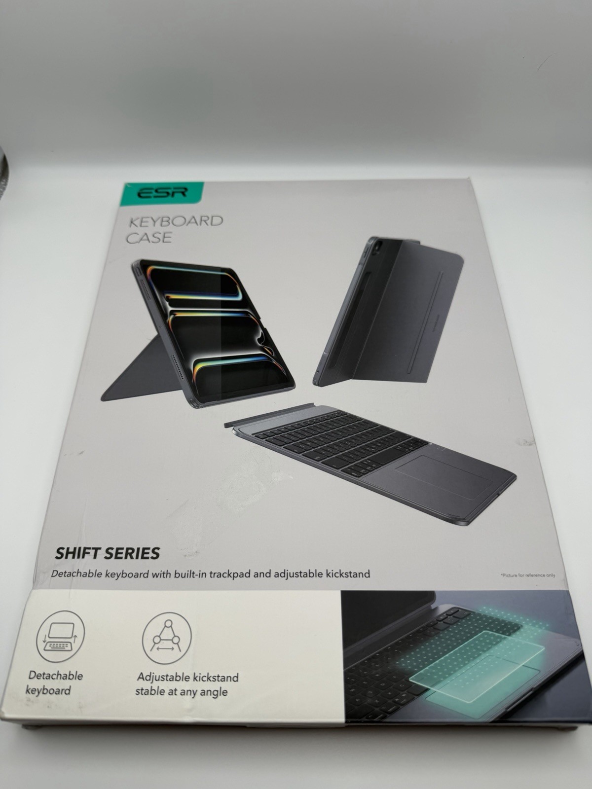 ESR for iPad Pro 13 Inch M5/M4 Case with Keyboard, Multi-Angle Stand Dark Gray