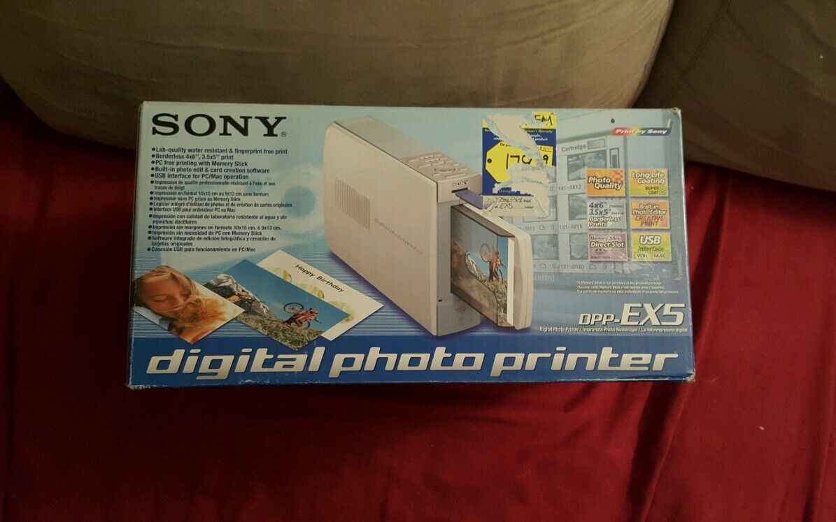 Sony DPP-EX5 Digital Photo Thermal Printer usb interface pictures