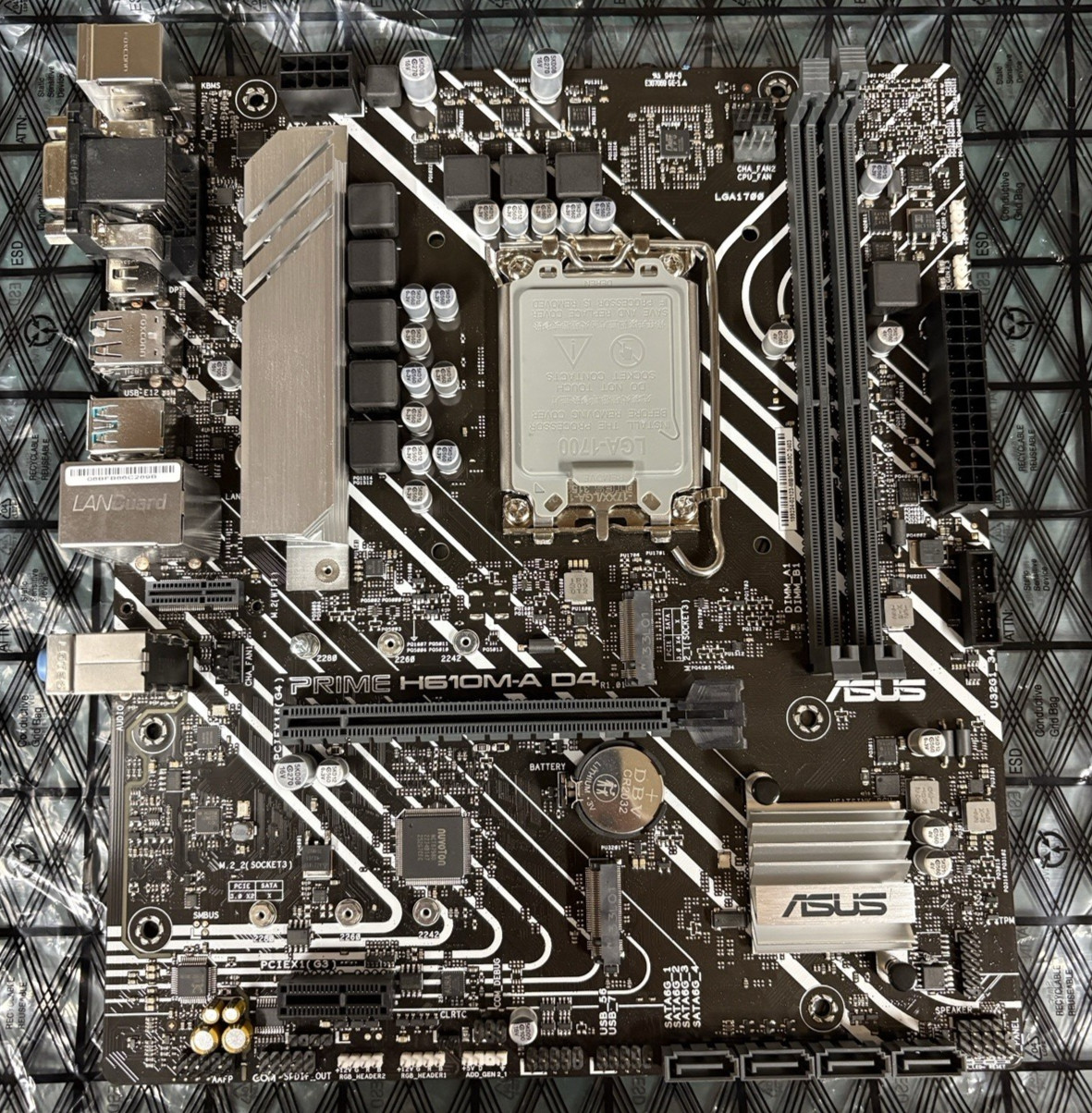 ASUS PRIME H610M-A D4 LGA1700 H610 DDR4 mATX  Motherboard