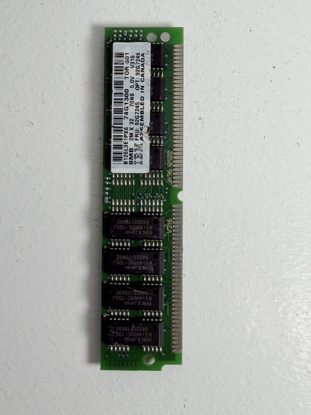IBM 74G1300 8MB FPM SIMMS RAM Memory