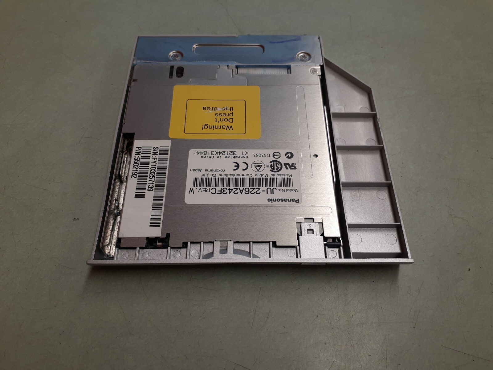 Panasonic 5502192 JU-226A243FC REV. W Internal 3.5” 1.44MB FDD Floppy Disk Drive