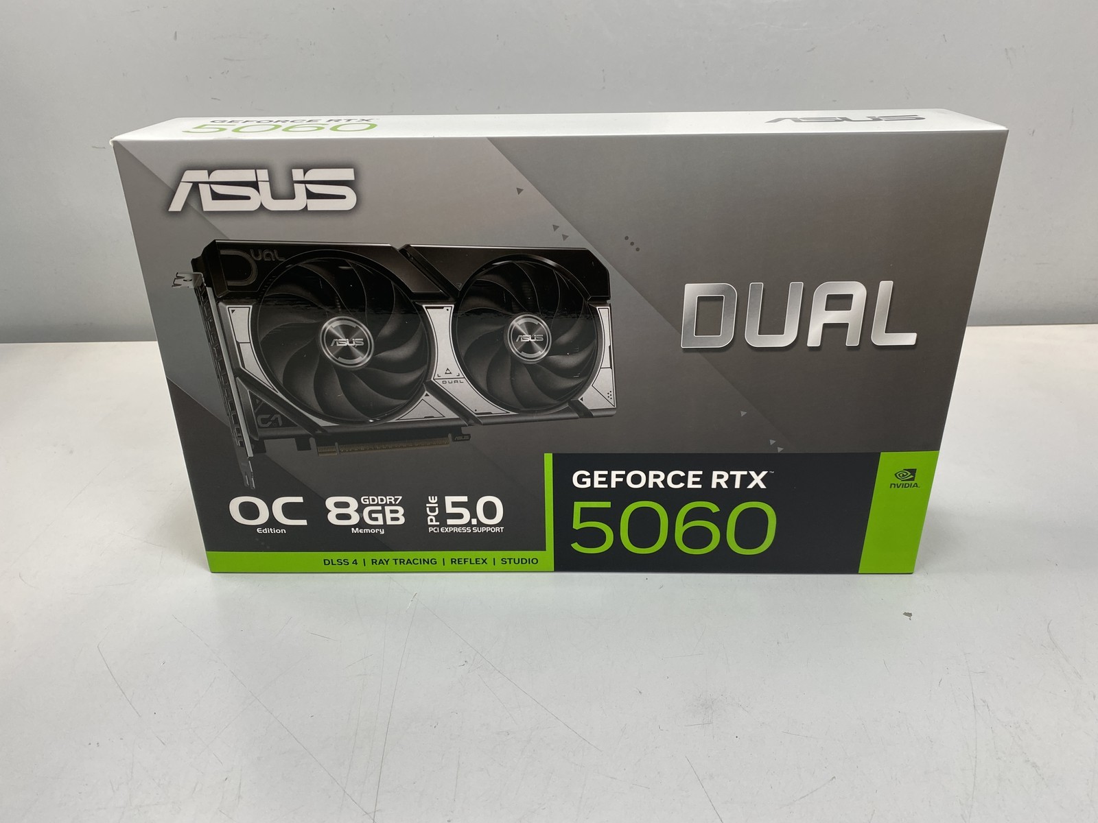 ASUS DUAL NVIDIA GeForce RTX 5060 OC Edition 8GB GDDR7 Graphics Card- Black