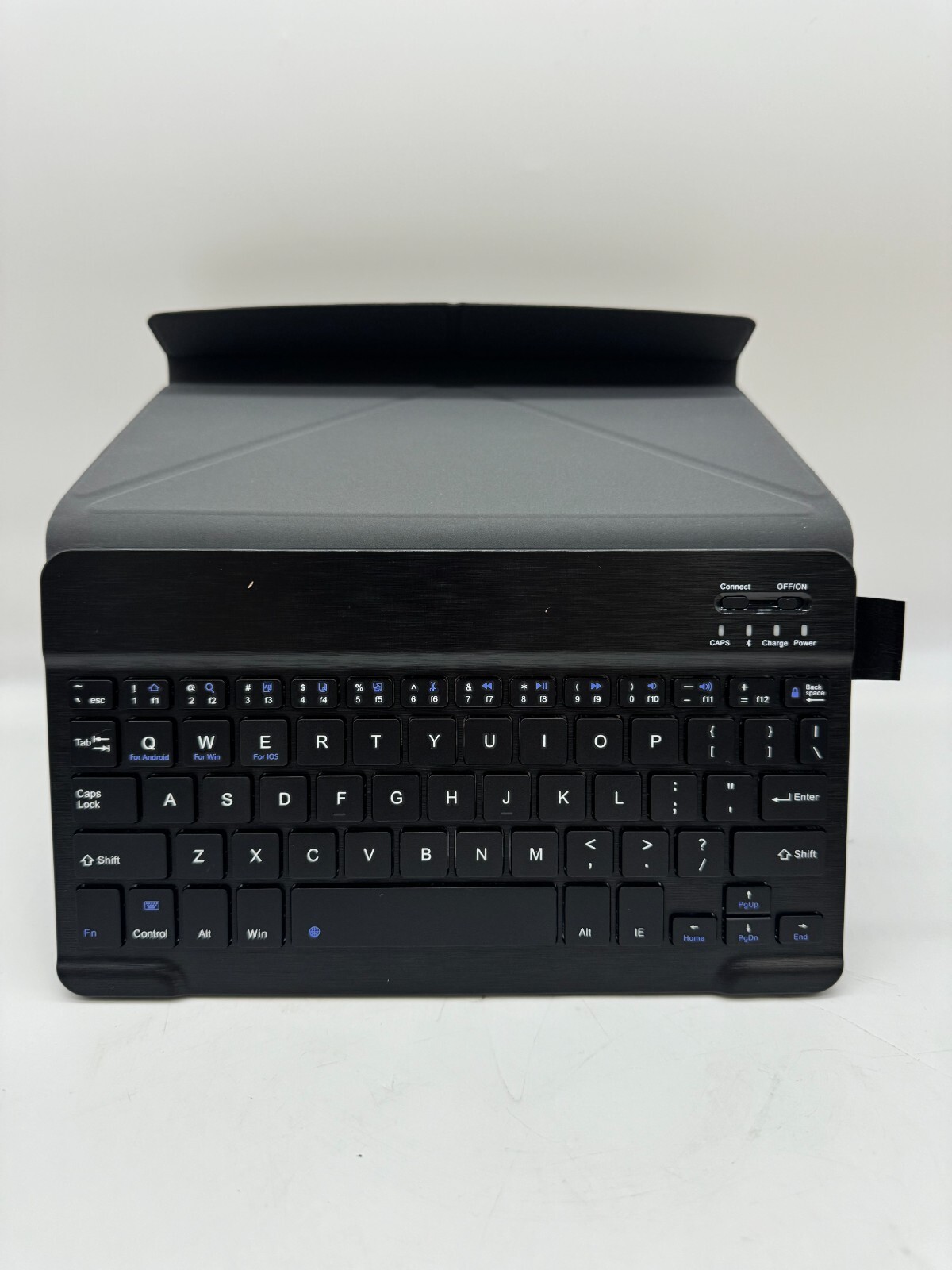 Nulaxy KM12 Wireless Keyboard Case Stand Black Universal Tablet iPad Phone