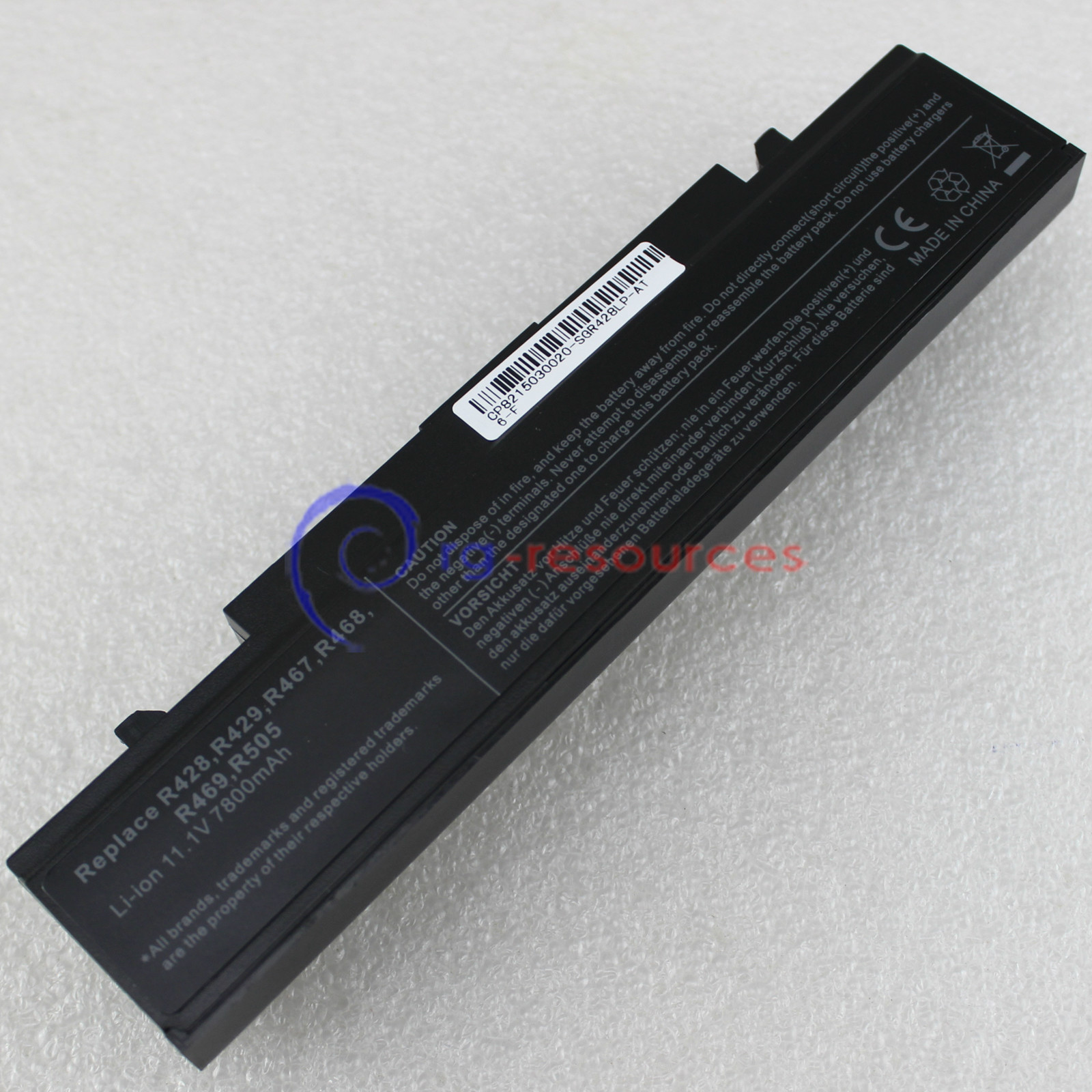 7800mah Battery For Samsung Q320 Q322 NP-R518H NP-RC512 NP-R522H AA-PL9NC2B