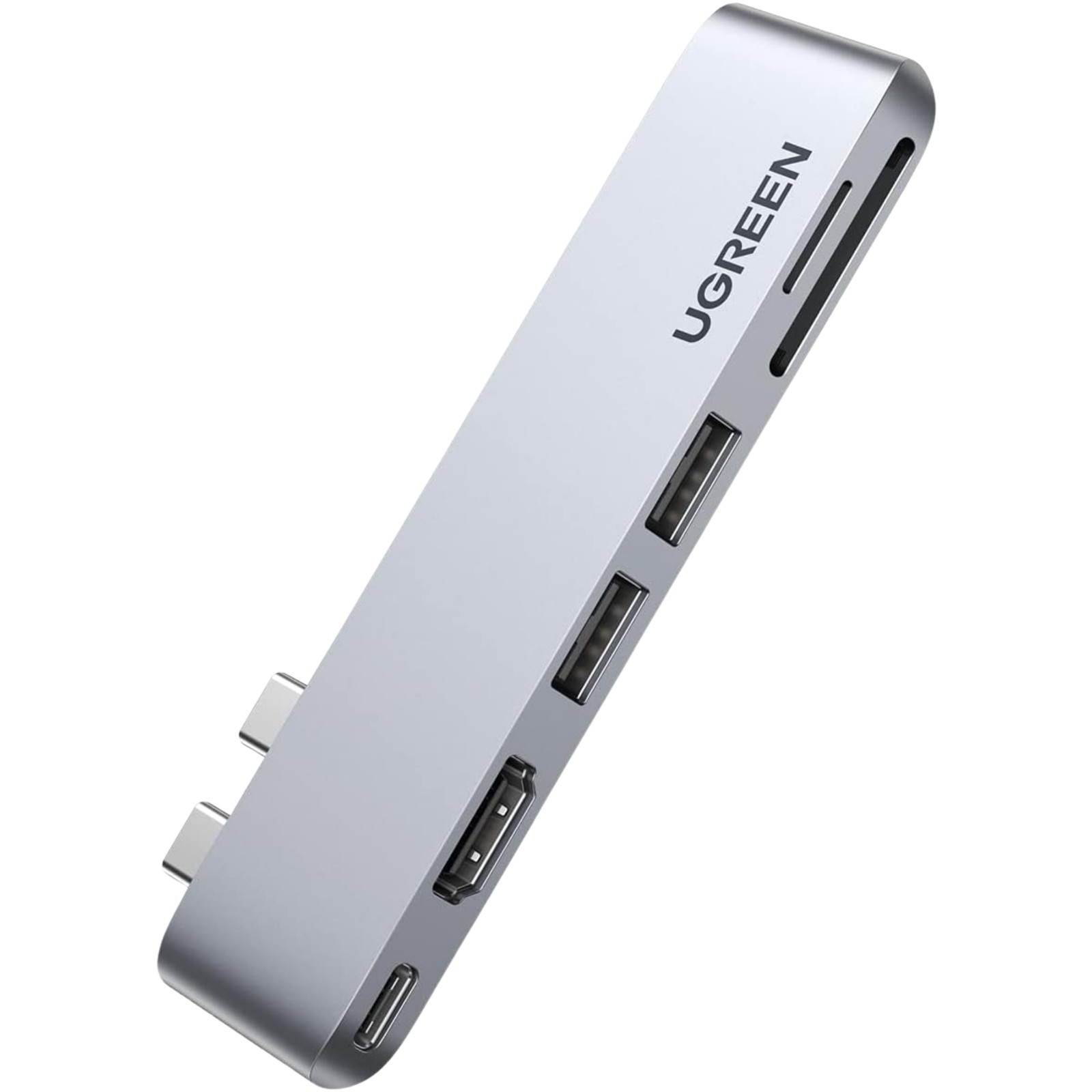 UGREEN 6-in-2 USB-C Hub for MacBook Pro/Air 4K HDMI USB 3.0 SD/TF – Open Box