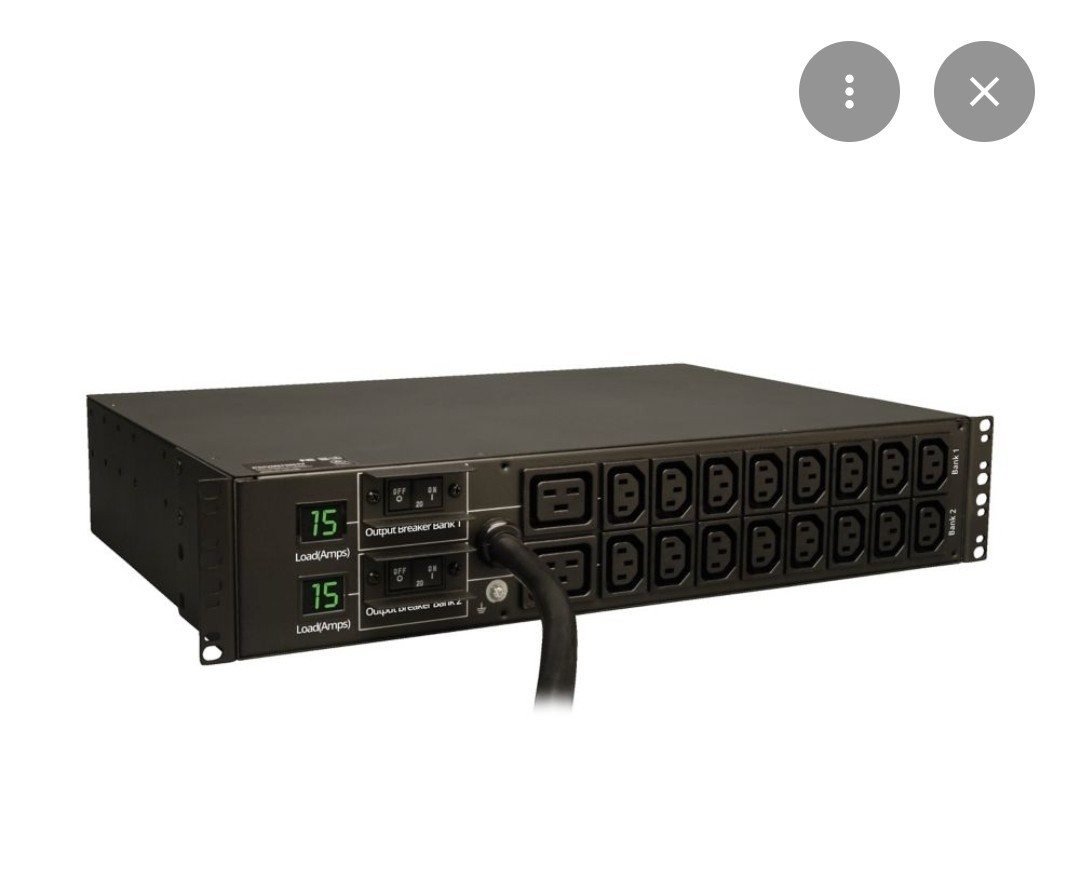 Tripp Lite Eaton PDUMH30HV 5.5kW Single-Phase Metered PDU 208/230V 30A 2U New