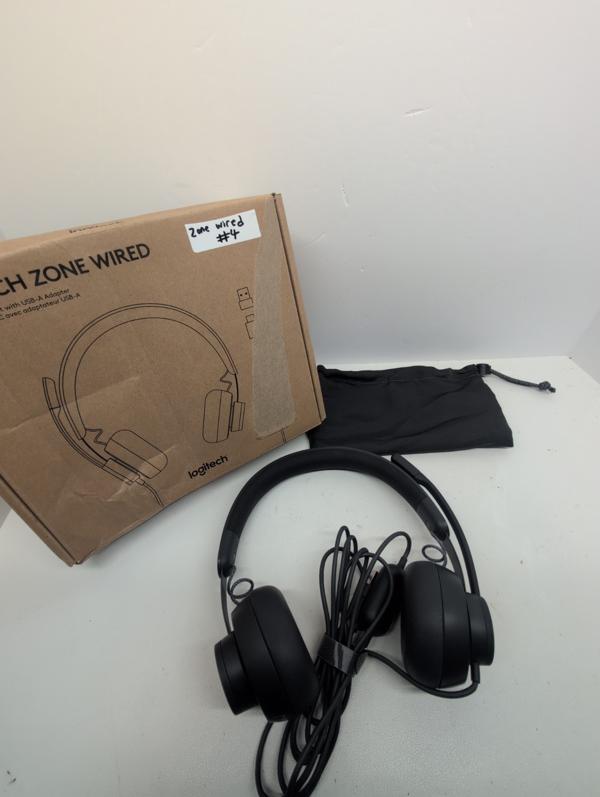 Logitech - Zone Wired On-Ear Headset for Microsoft Teams - Graphite #4