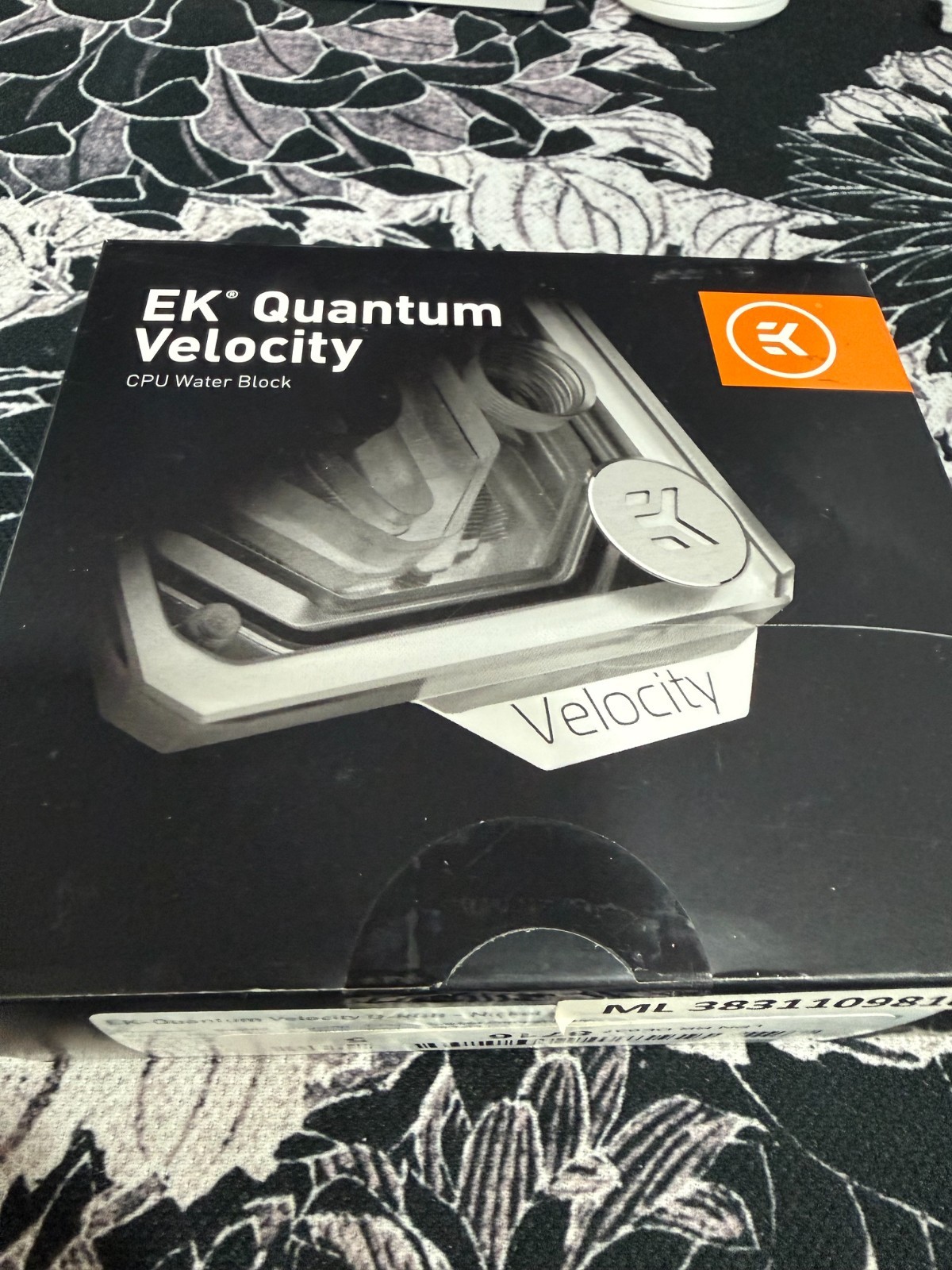 EK Quantum Velocity D RGB AMD Nickel Plexi Water Block