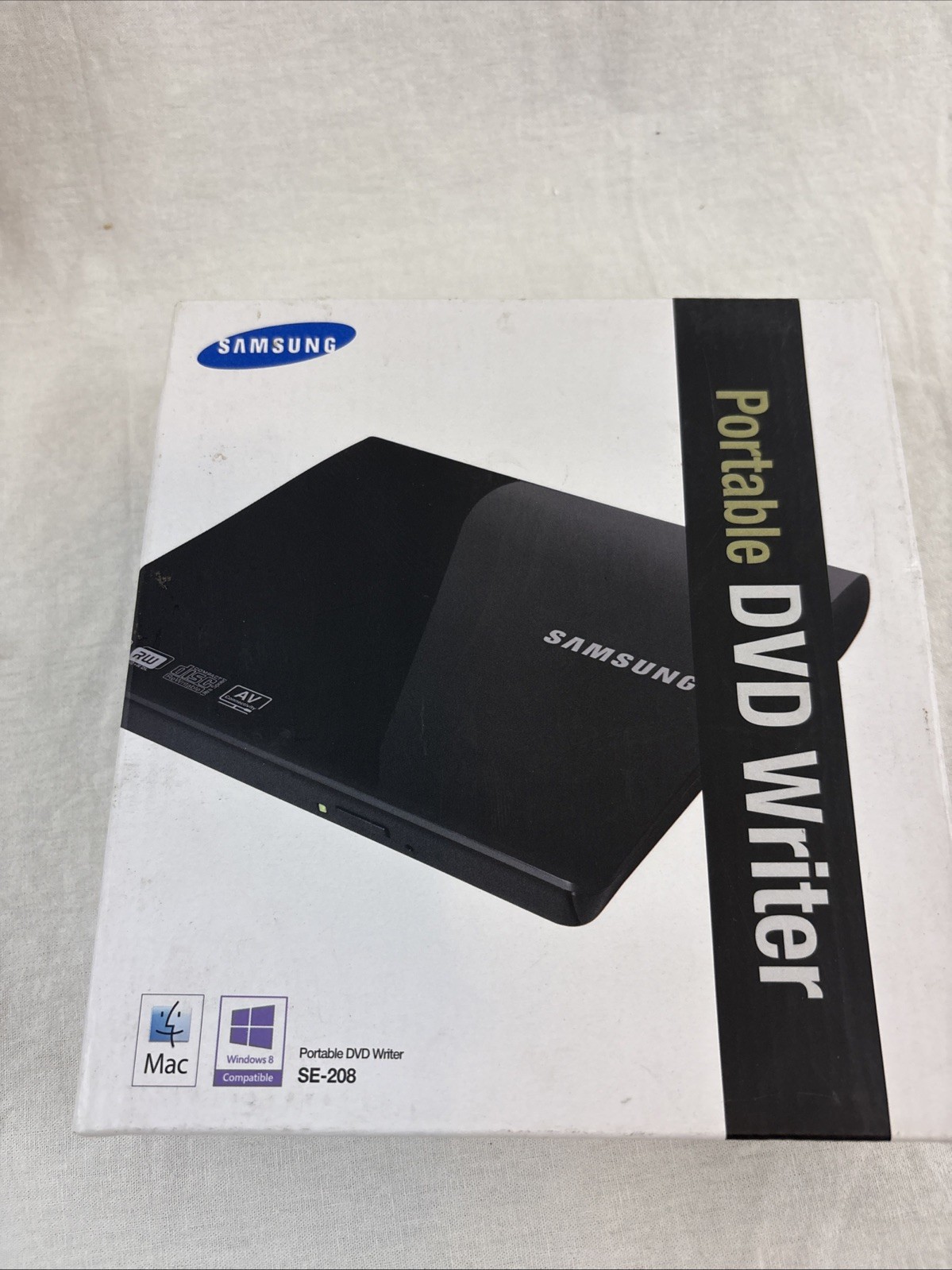 Samsung SE-208DB TSBS External Slim Portable DVD Writer SE-208 USB Cord