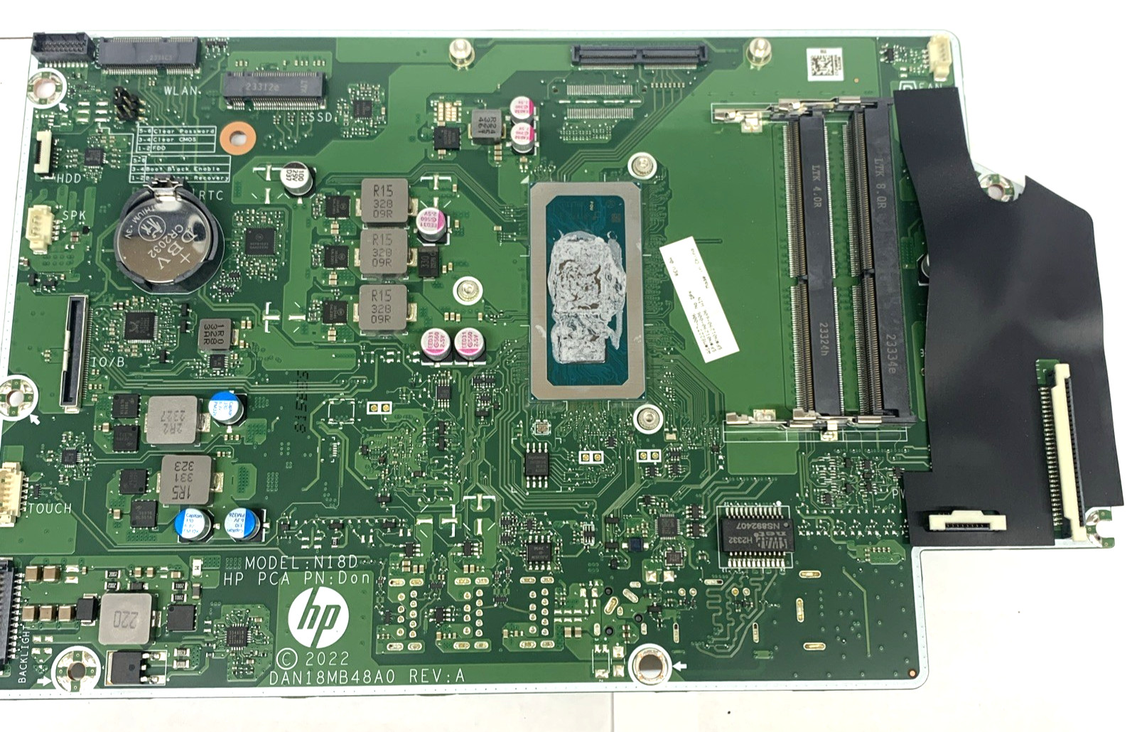 HP 24-CB1124 AIO Motherboard Intel i3-1215U DAN18MB48A0 N01290-006 M82237-006