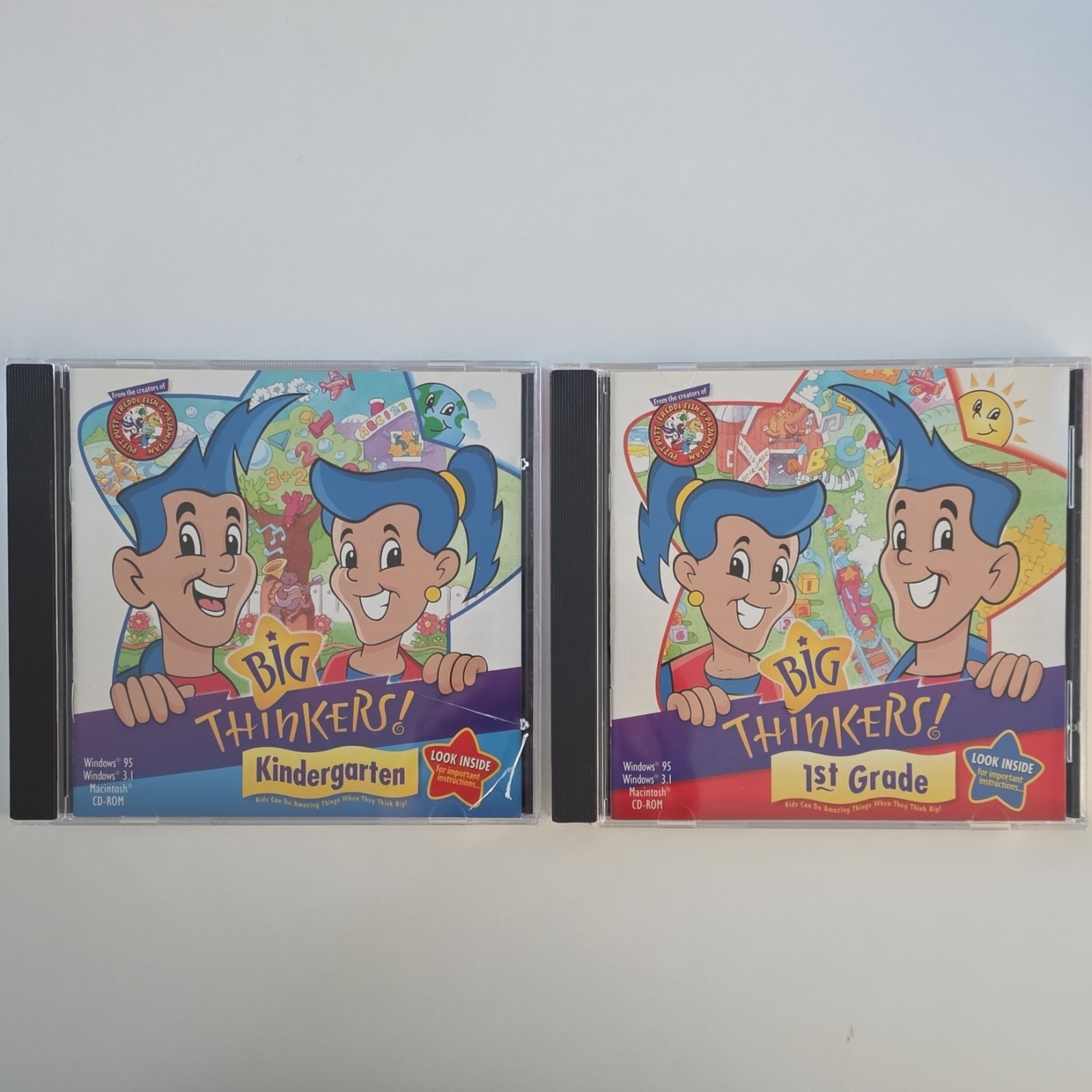 Humongous Big Thinkers Kindergarten + 1st Grade CD-ROM Windows/Mac English