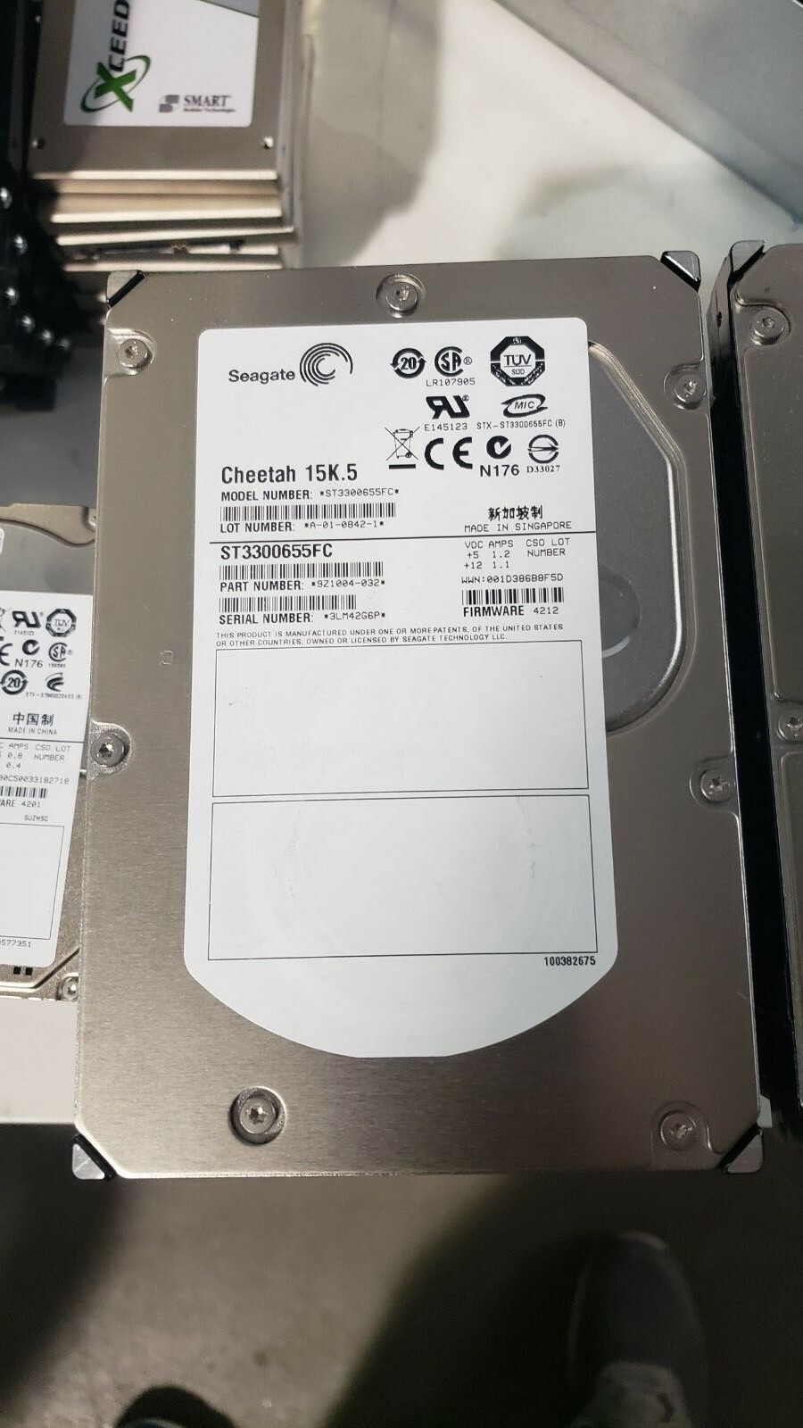 Seagate 300GB 15K 3.5" ST3300655FC Fiber Fibre Channel FC Hard Drive 9Z1004-032 