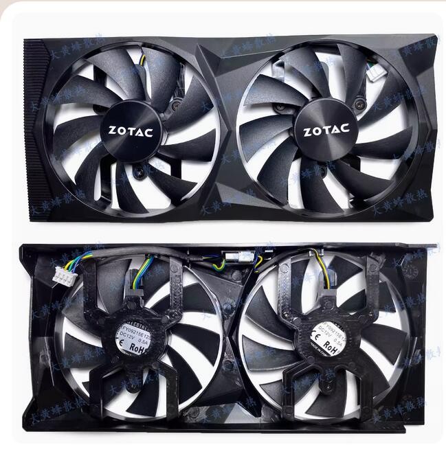 For ZOTAC RTX2060 2060S GTX1660 1660ti HA/HB Destroyer Panel with Fan Parts
