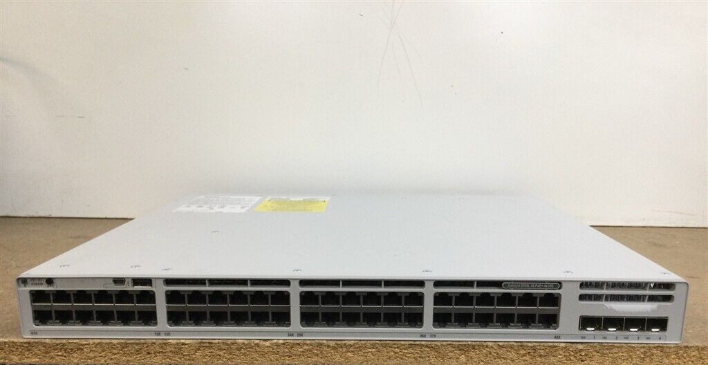 Cisco Catalyst C9300L-48P-4X-A 48 Ports, PoE+ Switch 9300L Series Single PWR