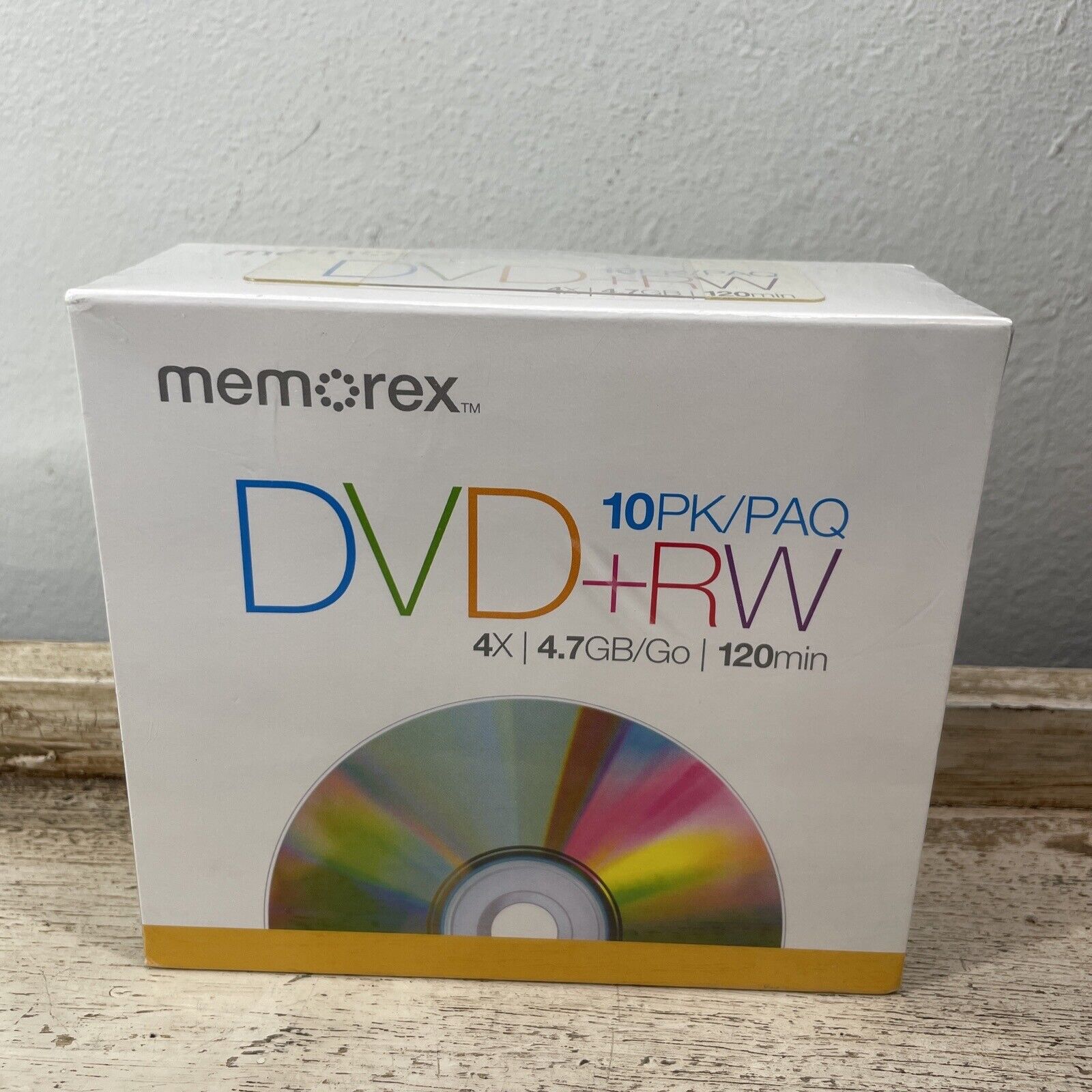 Memorex DVD-RW 4.7GB  4x Discs 10-Pack 120 Minutes  New Sealed