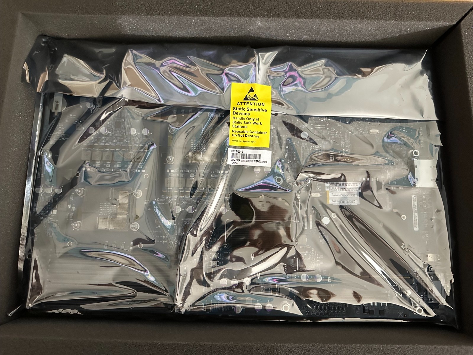 Apple Xserve 2009 / 2010 607-4282A Main Logic Board Motherboard - New Sealed Bag