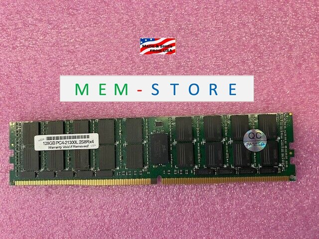 128GB DDR4-2666MHz 3DS TSV LRDIMM RAM Supermicro X11SDV-12C-TP8F X11SDV-16C-TP8F