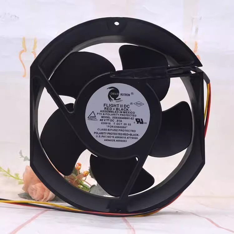 COMAIR ROTRON DD523648B6C-E2 17251 DC48V 0.51A 17CM Cooling Fan