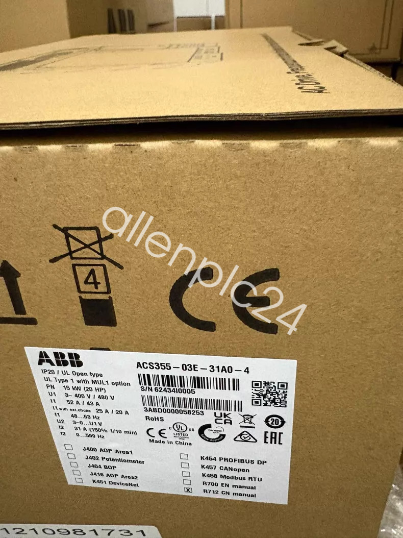 ACS355-03E-31A0-4 ABB servo drive brand new FedEx or DHL