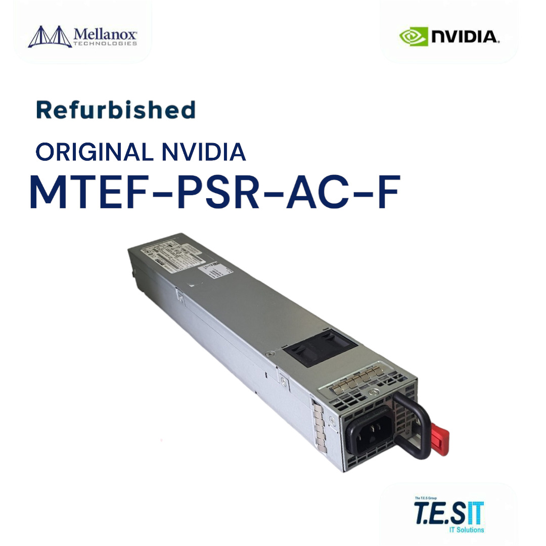NVIDIA Mellanox® MTEF-PSR-AC-F 1500W designed for certain Mellanox switches(C2P)