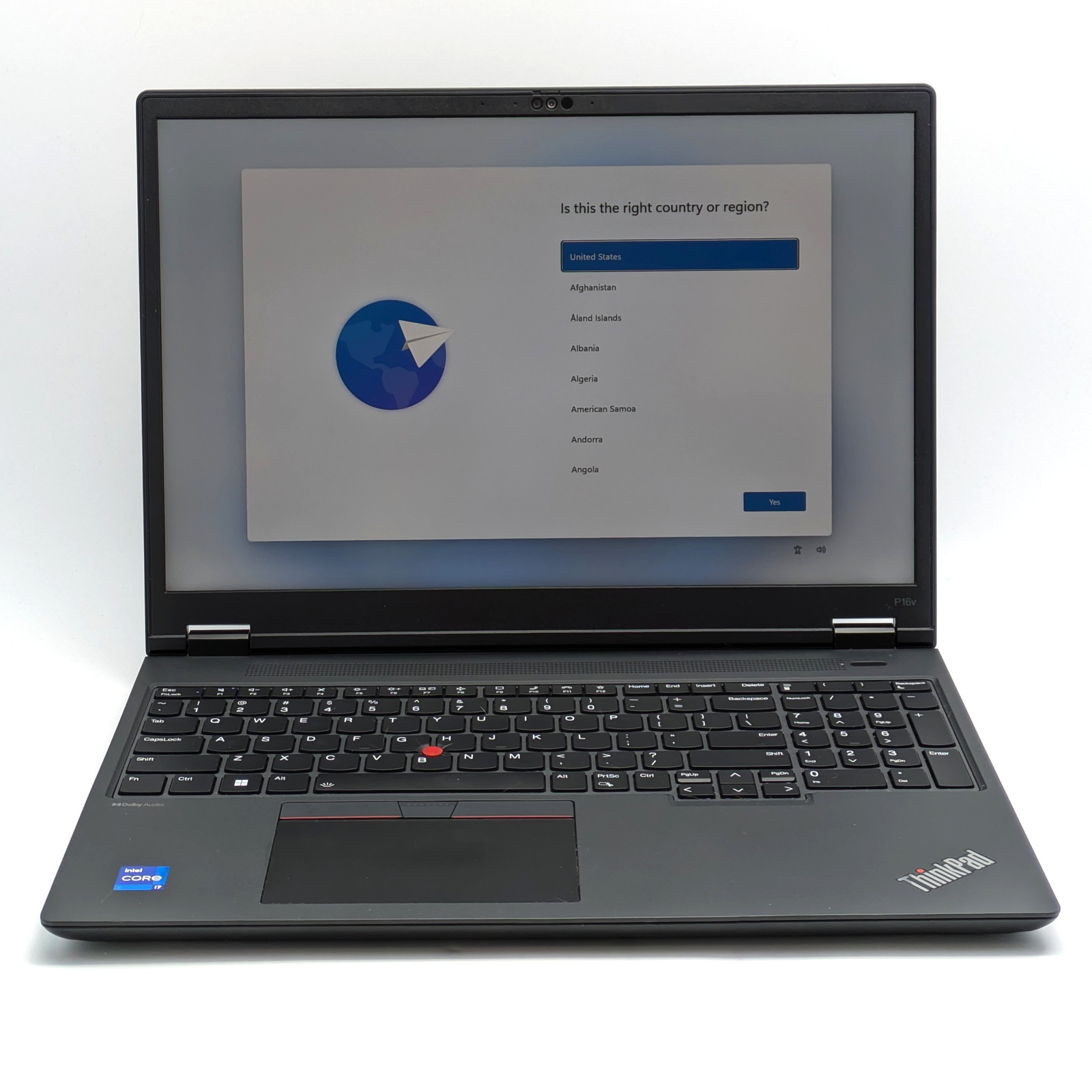Lenovo ThinkPad P16v Gen 1 16" i7-13700H 32GB DDR5 512GB SSD NVIDIA RTX A500 W11
