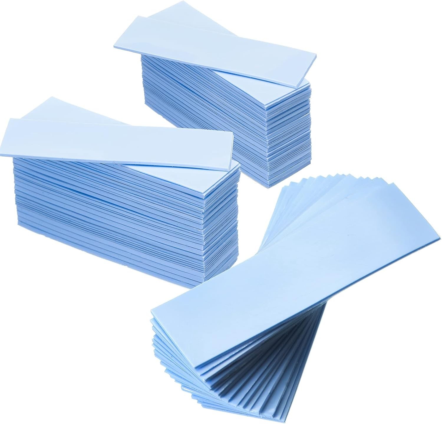 30 Pieces 2.6 X 0.8 Inch Silicone Thermal Pad Reusable Thermal Conductive Silico