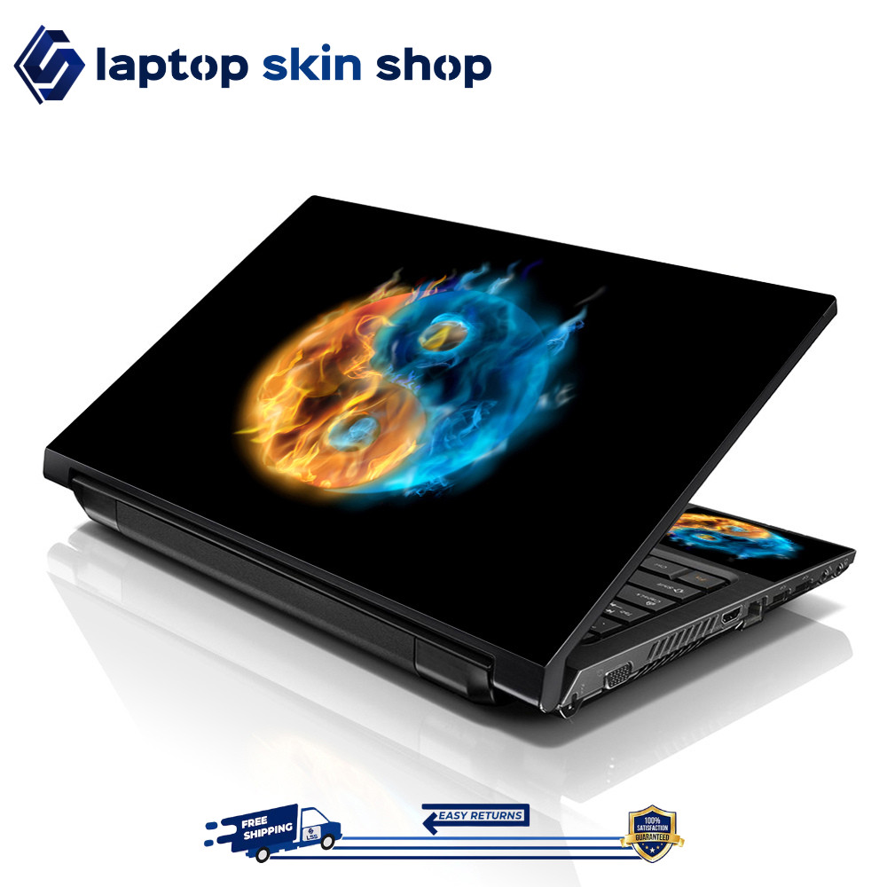 Laptop Skin Sticker Decal Cover Yin Yang for Notebook Dell Apple Asus 13-16 inch
